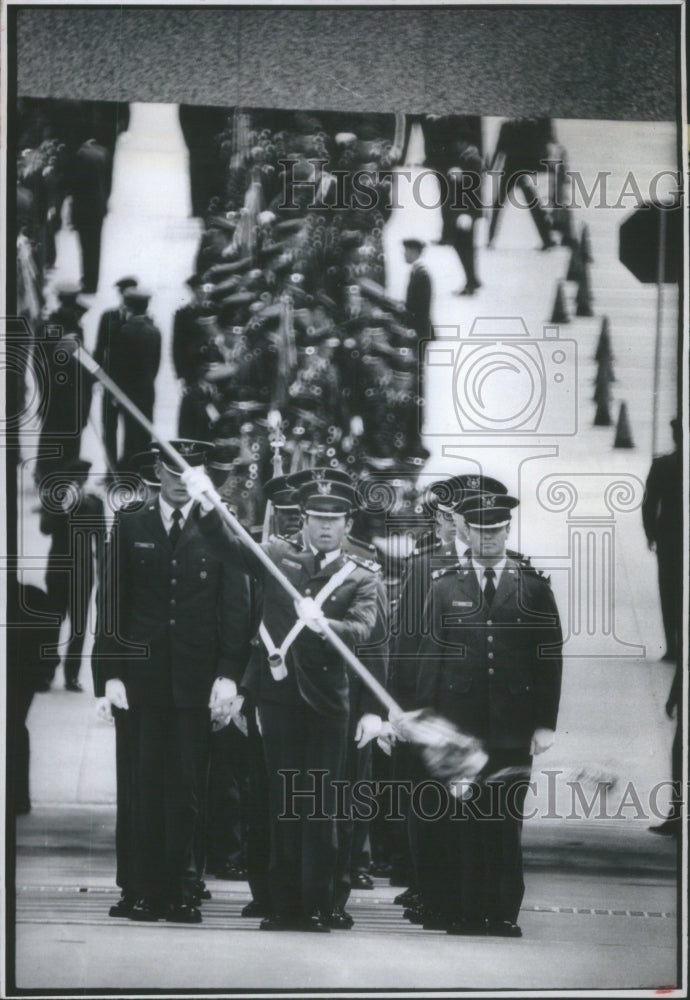 1977 Press Photo US Air Force Academy Cadets - Historic Images