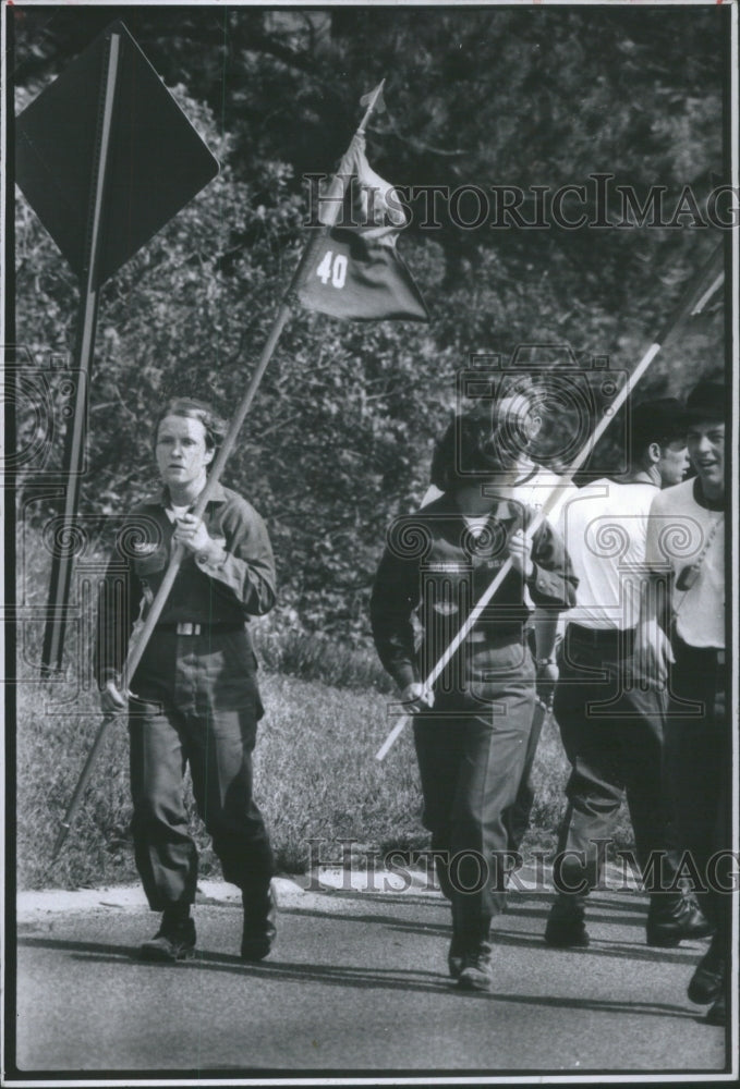 1977 Cathedral Rock Squadron Run Flag-Historic Images