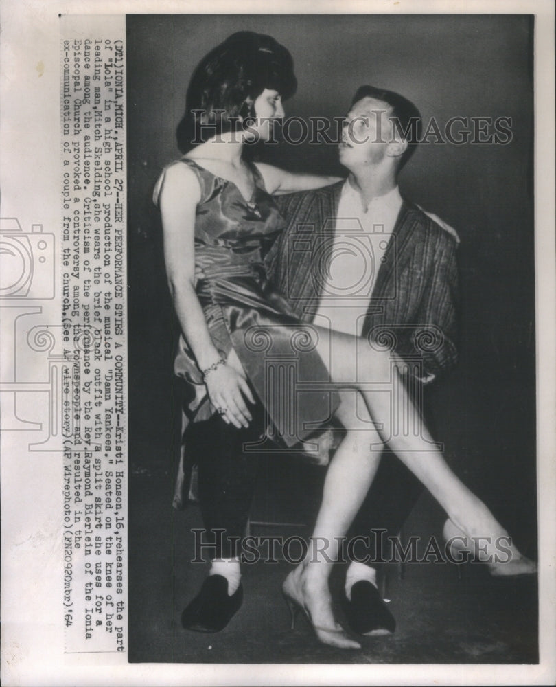 1964 Krist Honson Musical Damn Yankees Lola - Historic Images