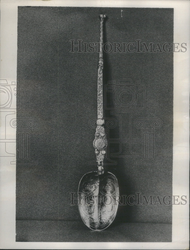 1936 Press Photo The Anointing Spoon Royal House Precis- RSA15181- Historic Images