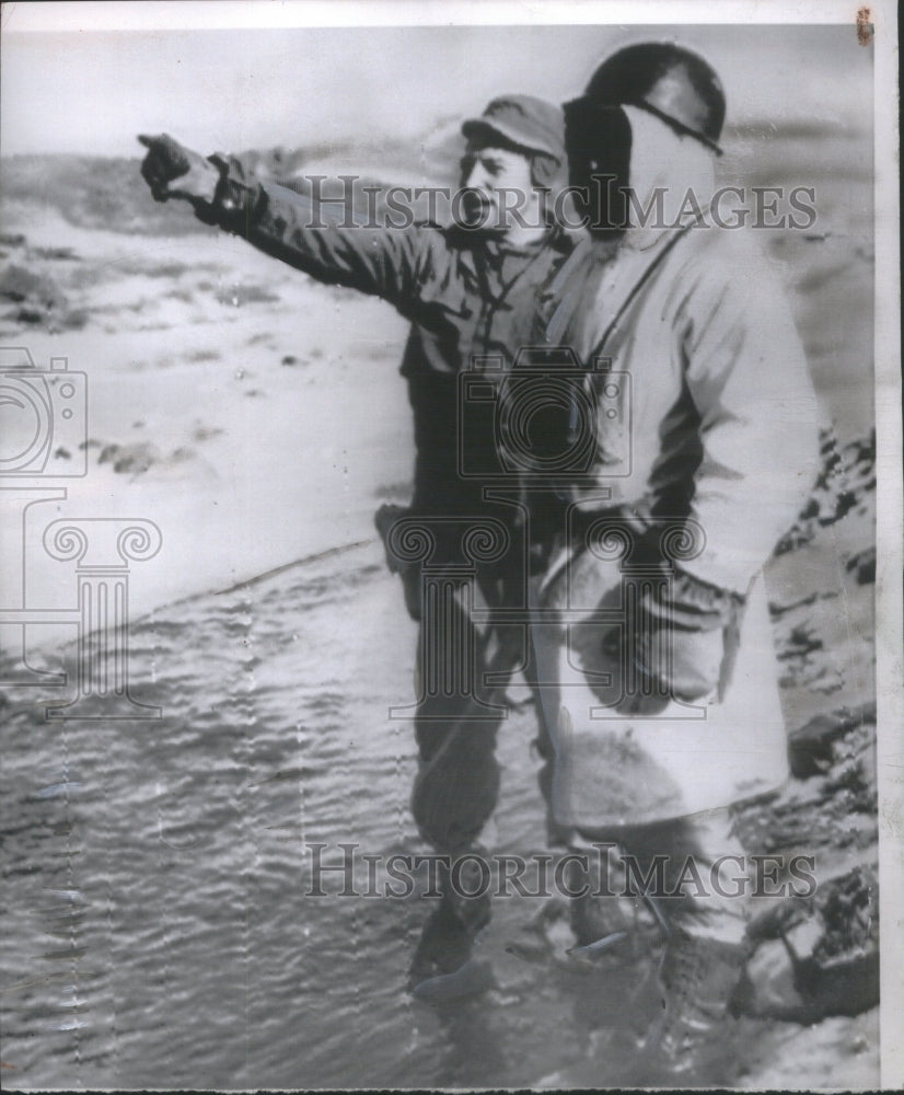 1950 Press Photo Sgt Edward Perkins Sgt N S Osborns Kor- RSA15223 - Historic Images