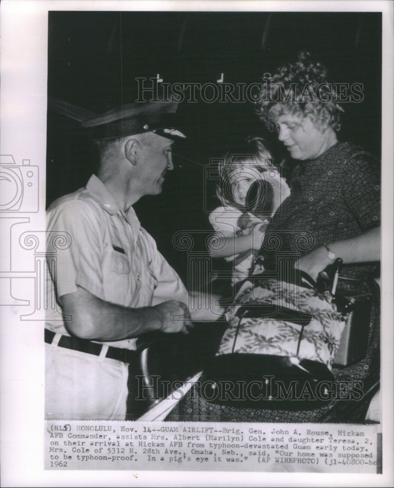 1962 Brig. Gen. John A. Rouse, Hickam, AFB - Historic Images