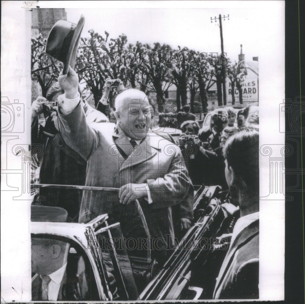 1960 Soviet Premier Nikita Khrushchev Salut - Historic Images