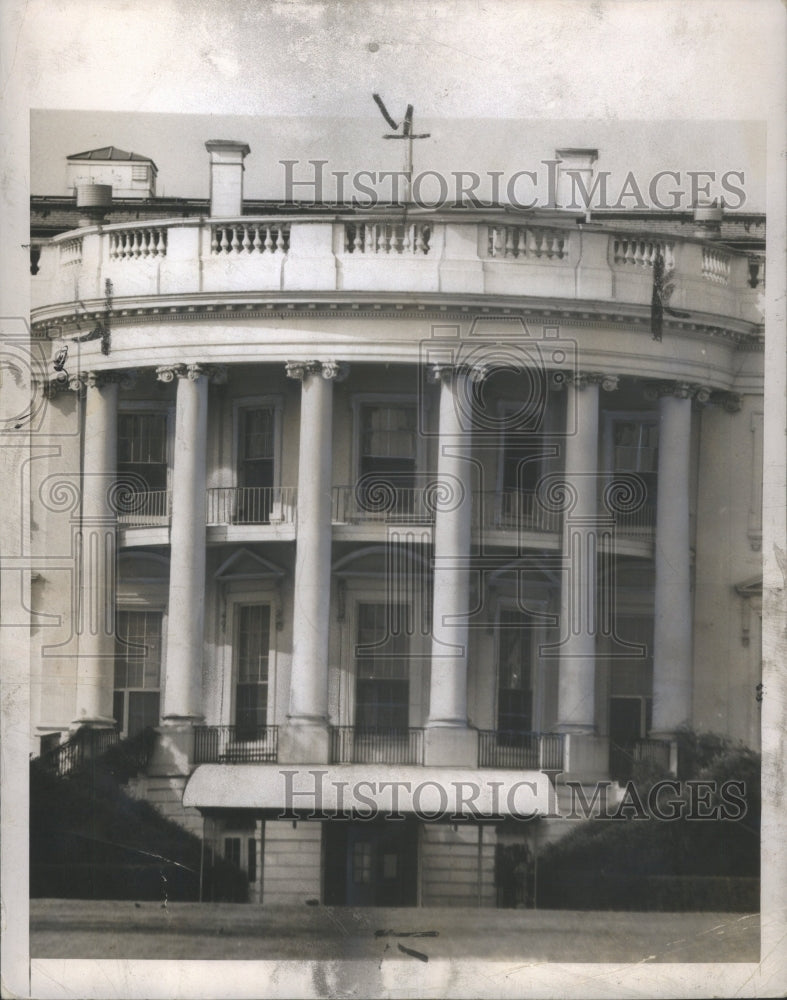 1948 Truman White House Balcony-Historic Images