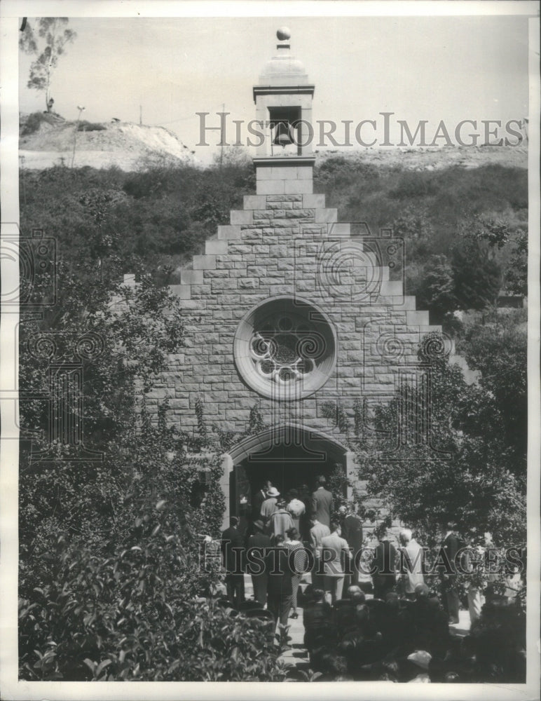 1935 Press Photo Wee Kirk O&#39; The Heather Chapel Glendal- RSA16297- Historic Images