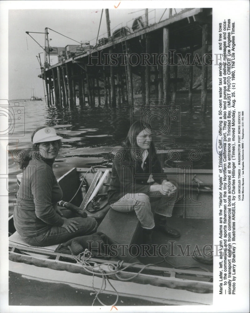 1980 Maria Lafer Lynn Adams Harbor Angels T - Historic Images