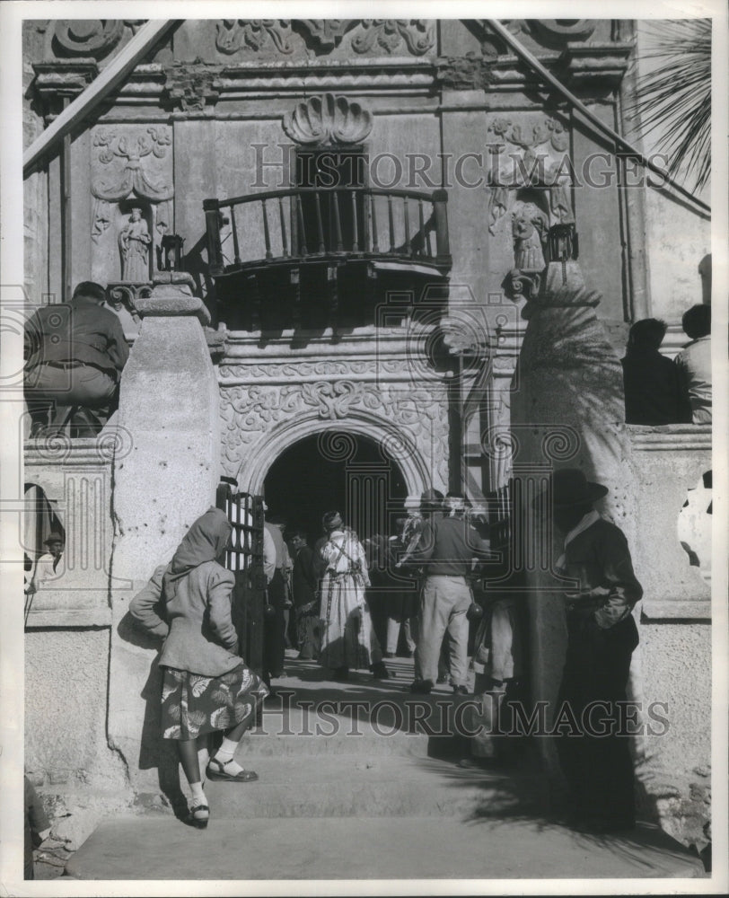 Yaqui s dance Church Papagos Indians - Historic Images