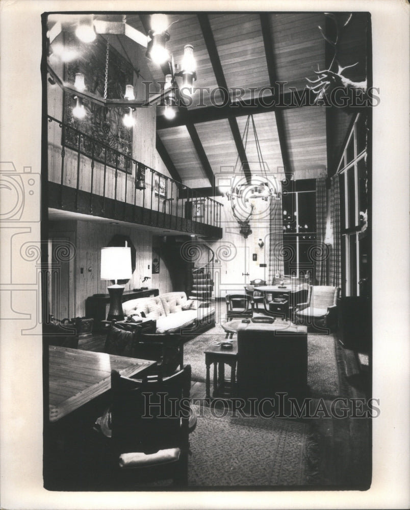 Press Photo Buss House President Room Interior Chair- RSA16497- Historic Images