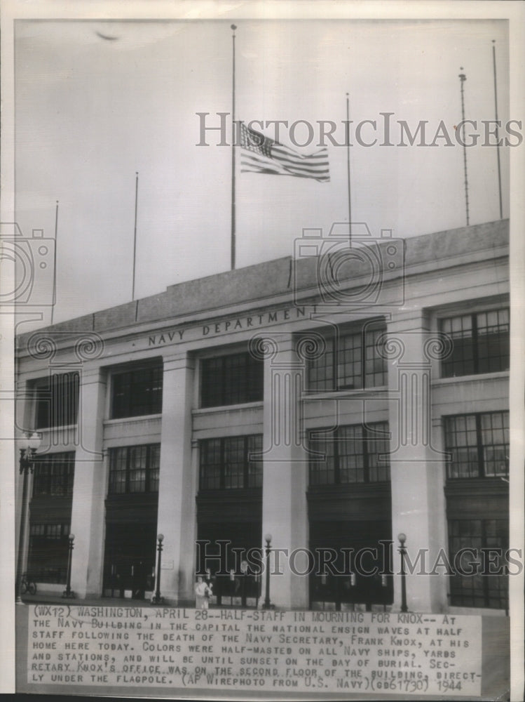 1944 National Ension Frank Knox Navy Burial - Historic Images