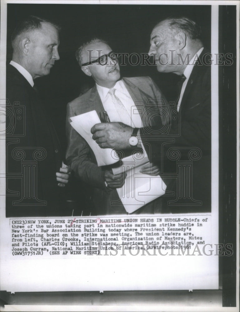 1951 Press Photo Chiefs of three New York&#39;s Bar Associa- RSA16717 - Historic Images