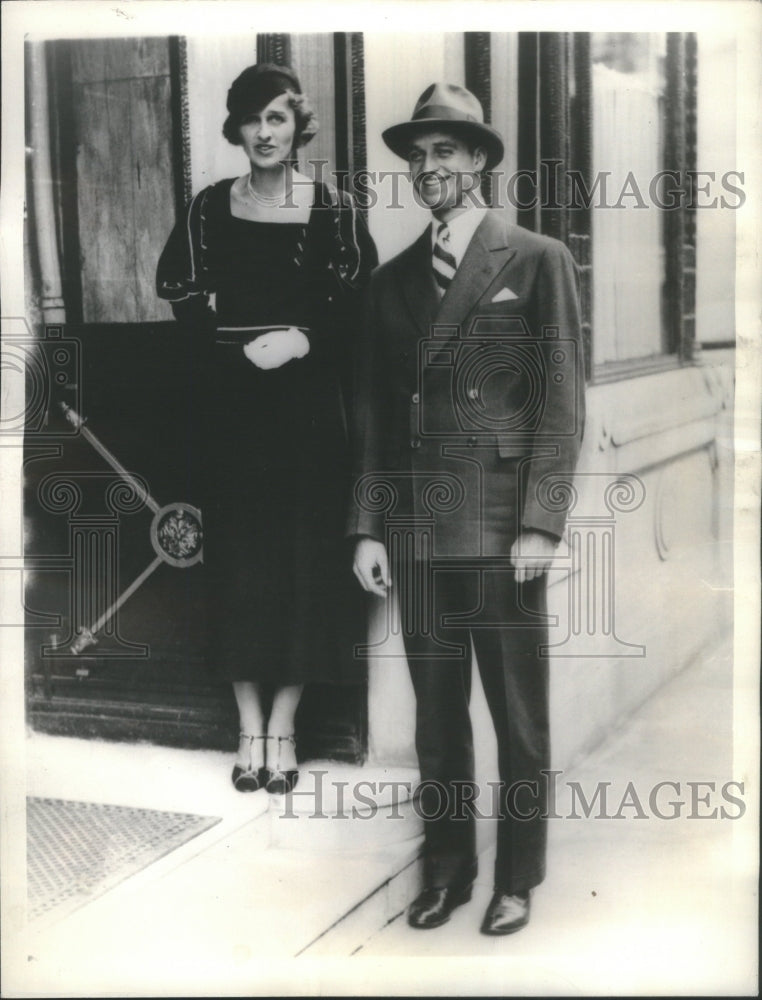 1933 Press Photo Franklin Roosevelt James London hotel- RSA17267 - Historic Images