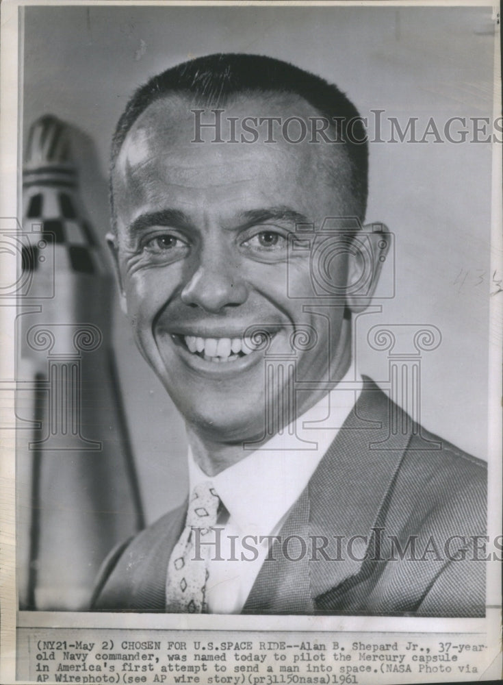 1961 Navy Commander Alan B. Shepard Pilot M-Historic Images