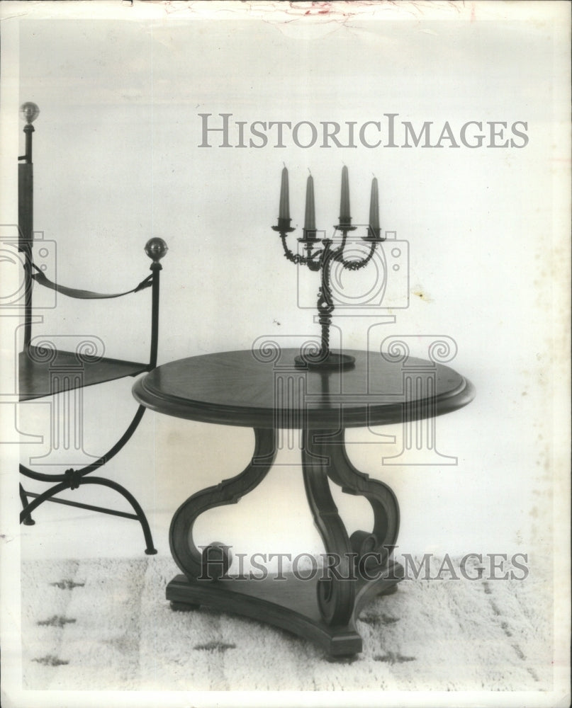 1964 Drum Table Candles - Historic Images