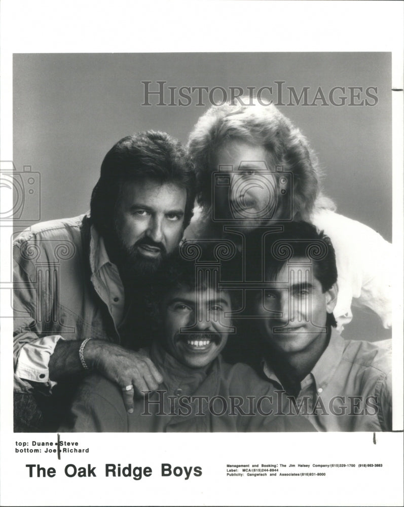 1988 Press Photo Vocal Quartet Oak Ridge Boys- RSA17583 - Historic Images