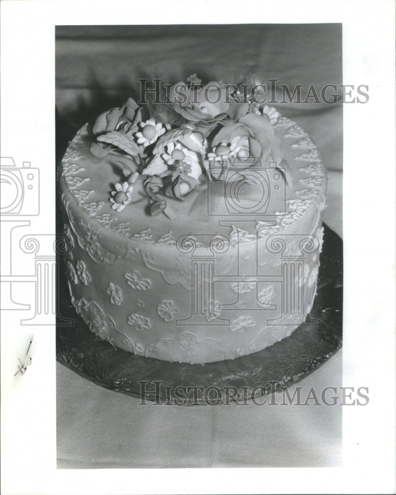 1981 Press Photo Culinary Federation Competition Cake- RSA17737 - Historic Images