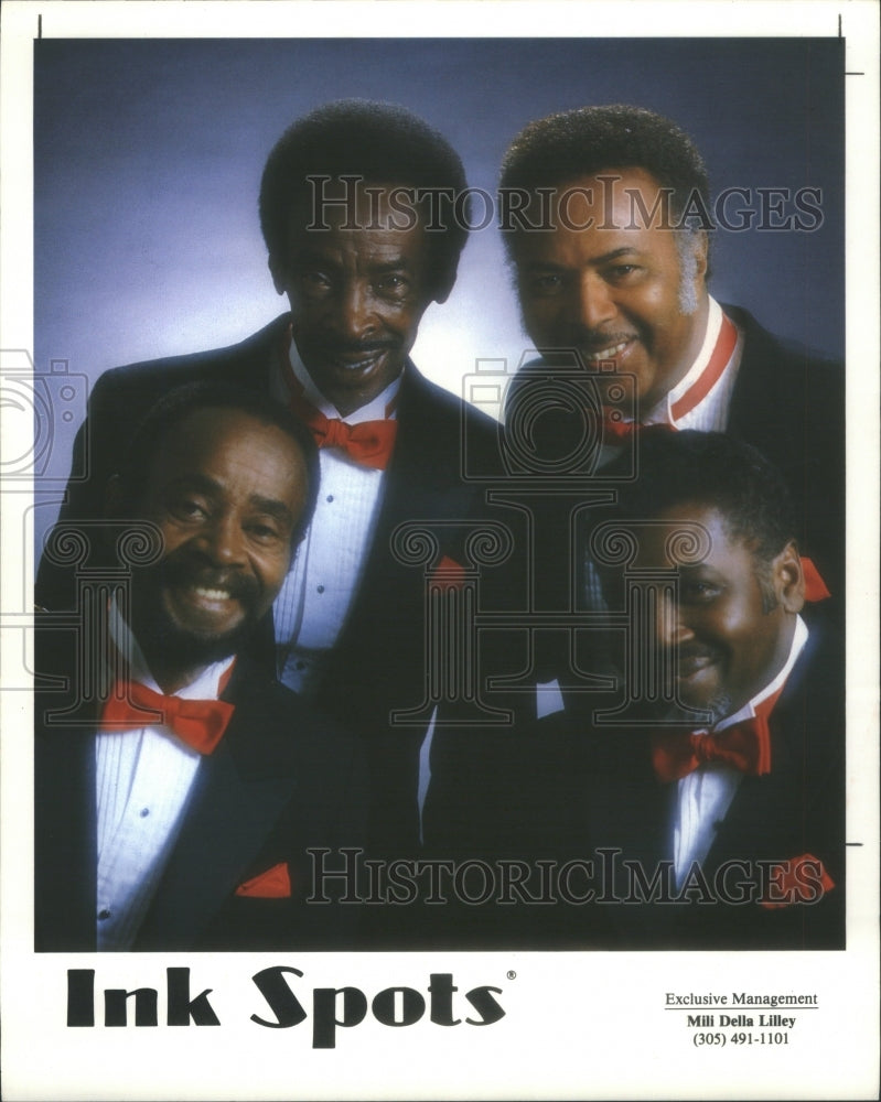 1989 Press Photo Vocalist Ink Spots- RSA17819 - Historic Images