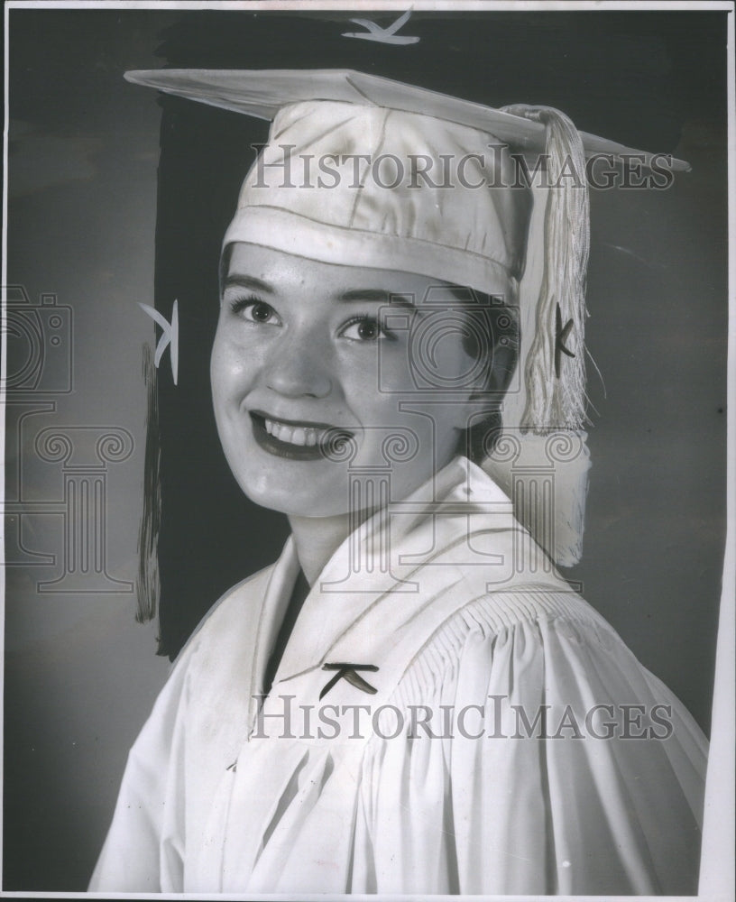 1951 Press Photo Judy Hatula Wayne-Drama- RSA17983 - Historic Images