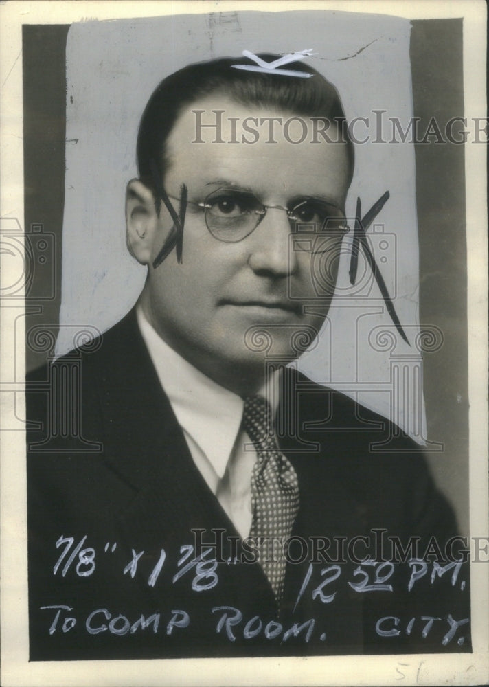 1936 Associate Editor of Diamond Life Bulle - Historic Images