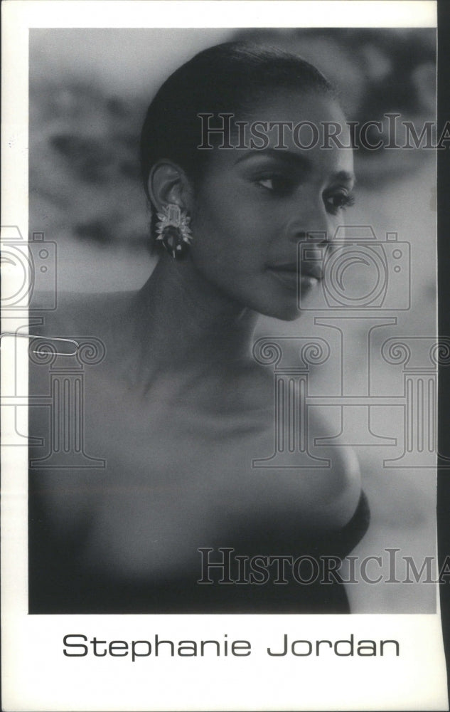 1995 Jazz Singer Stephanie Jordan - Historic Images