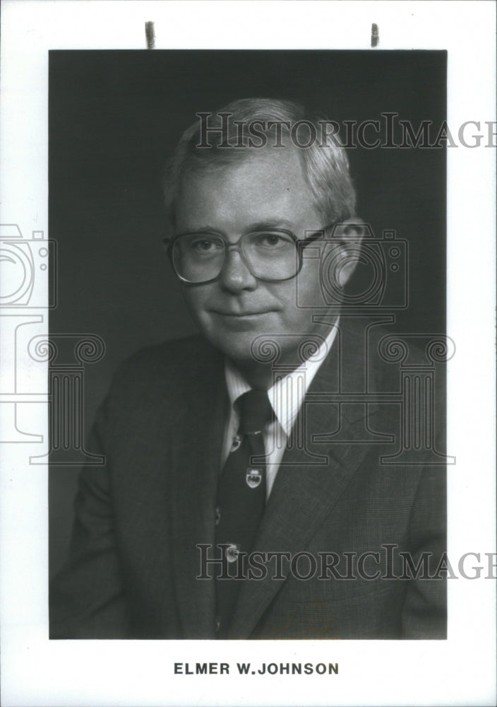 1984 Elmer W Johnson,Business Executive,GM, - Historic Images