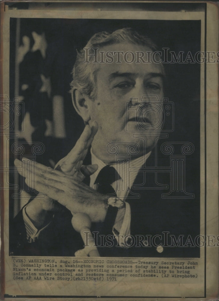 1971 Treasury Secretary John Connolly Washi-Historic Images