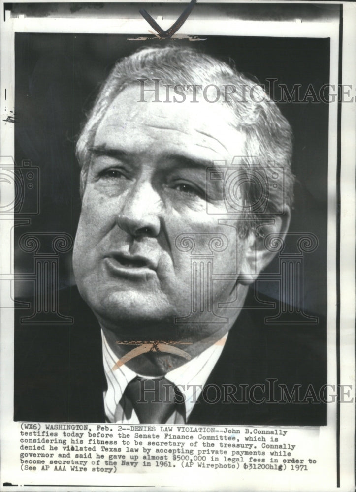 1971, John Connally senate Finance Committee- RSA18245 - Historic Images