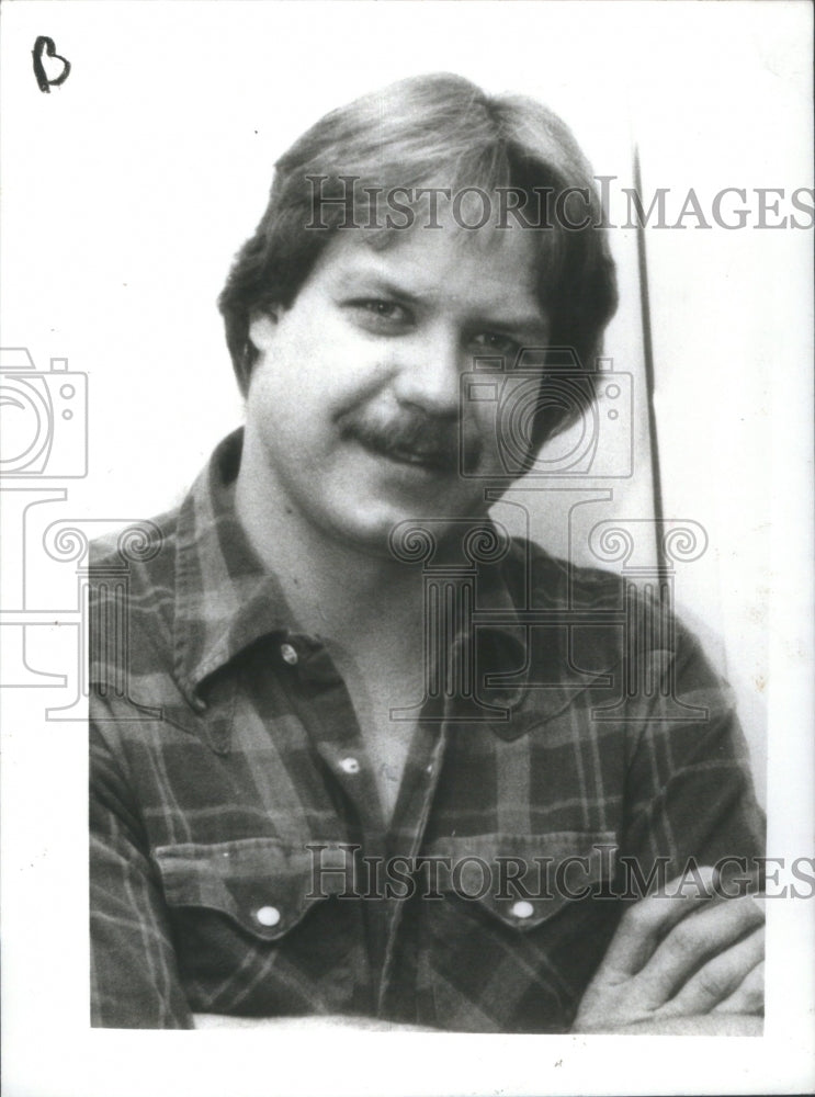 1985 Jim Johnson Radio Host Phil Dwyer Snap-Historic Images