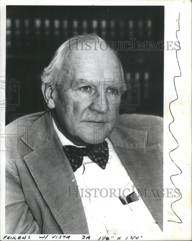 1980 John Feikens politician judge state Mi - Historic Images