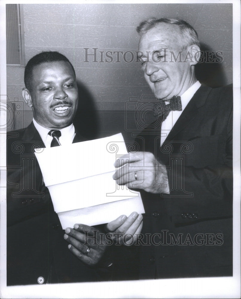 1966 Co Chairmen Damon Keith And John Fieke - Historic Images