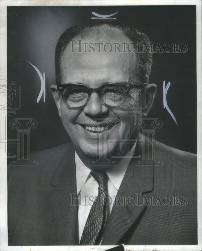 1965 Edward Connor Council man Black Suite - Historic Images