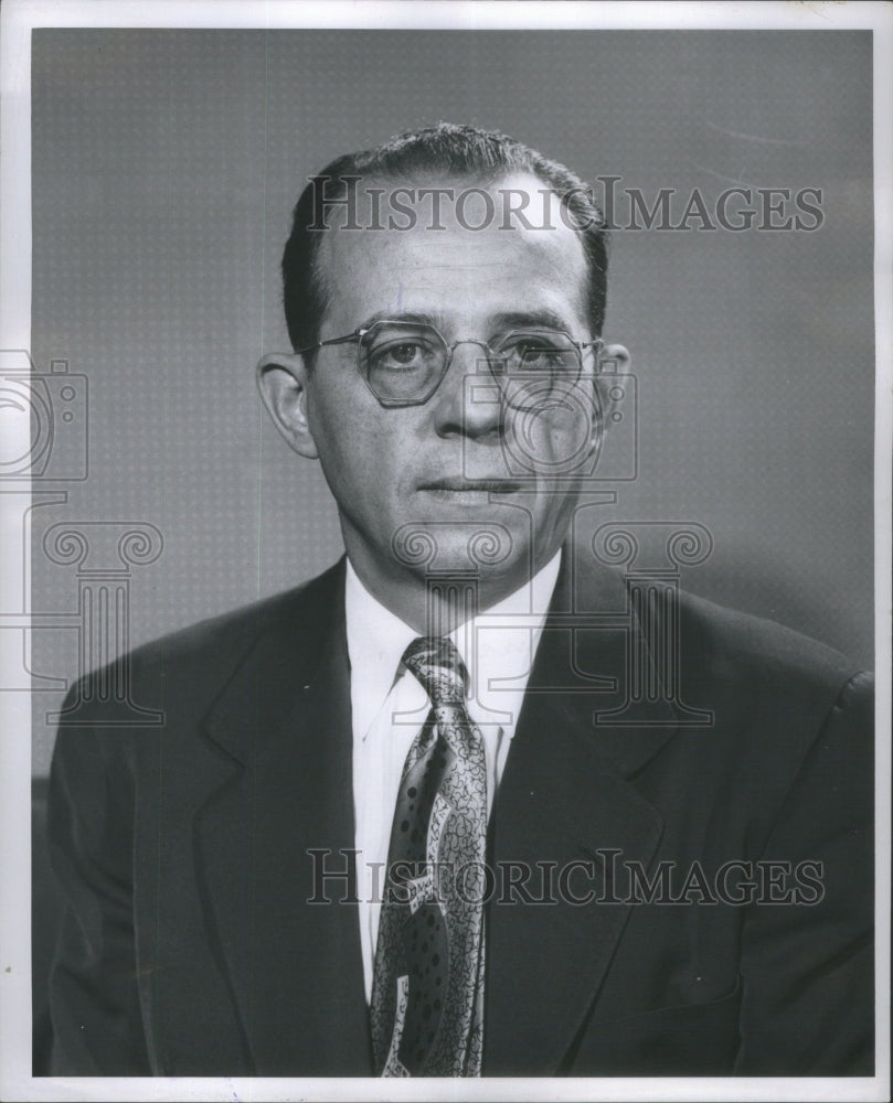 1956 Press Photo Edward D Connor Councilman- RSA18409- Historic Images