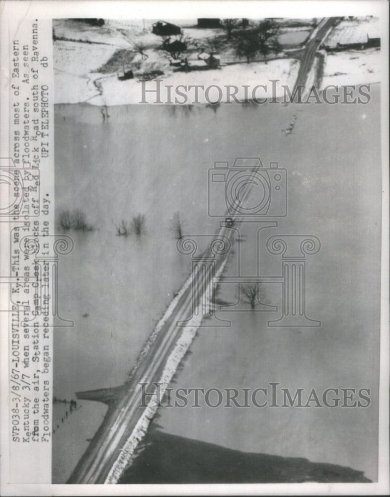 1967 Flood Waters in Louisville Kentucky - Historic Images