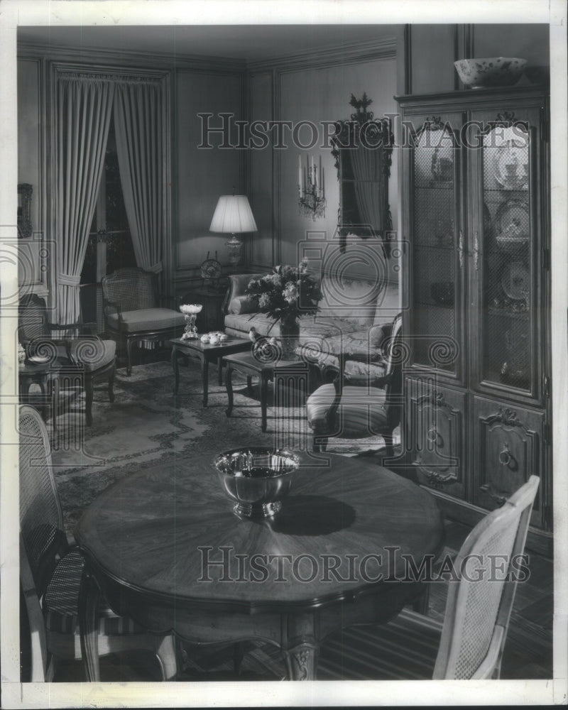 1966 Press Photo Mixture Painted Furniture With Woods D- RSA19005 - Historic Images
