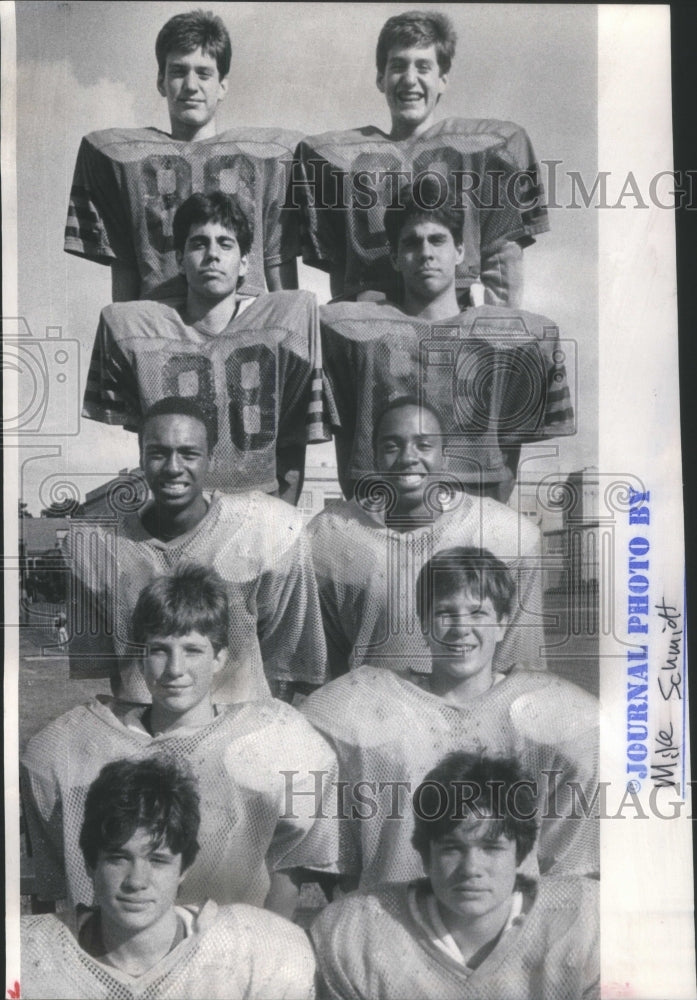 1986 roster Wheaton Central High School foo - Historic Images