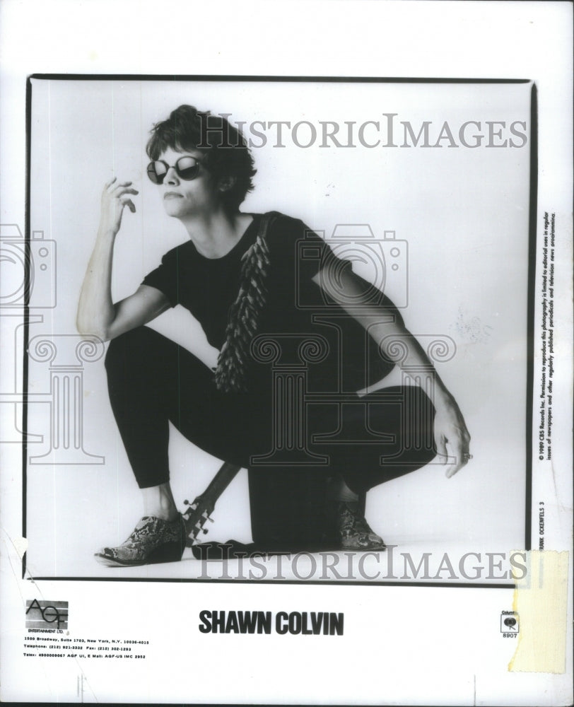 1993 Press Photo Shawn Colvin,entertainer - Historic Images