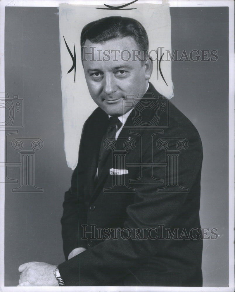 1963 Press Photo Ven Marshall Newscaster- RSA19629 - Historic Images