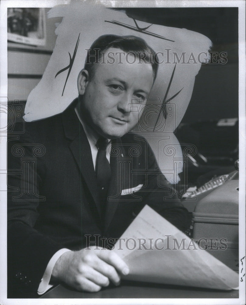 1967 Press Photo Ven Marshall,newsman- RSA19631 - Historic Images