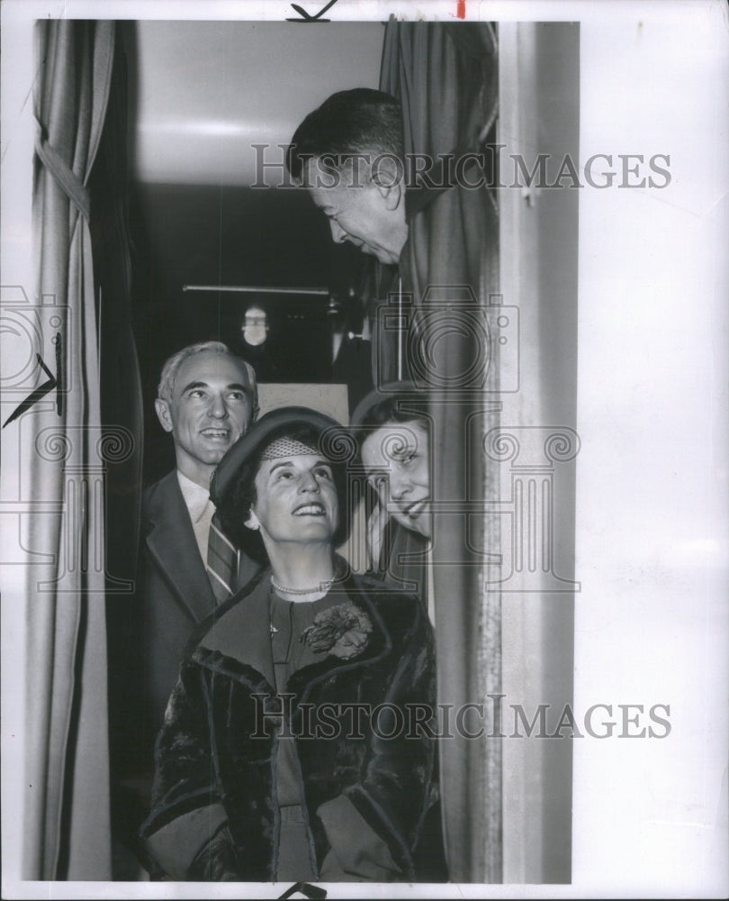 1953 State Auditor John Martin Mrs Pat Clea-Historic Images