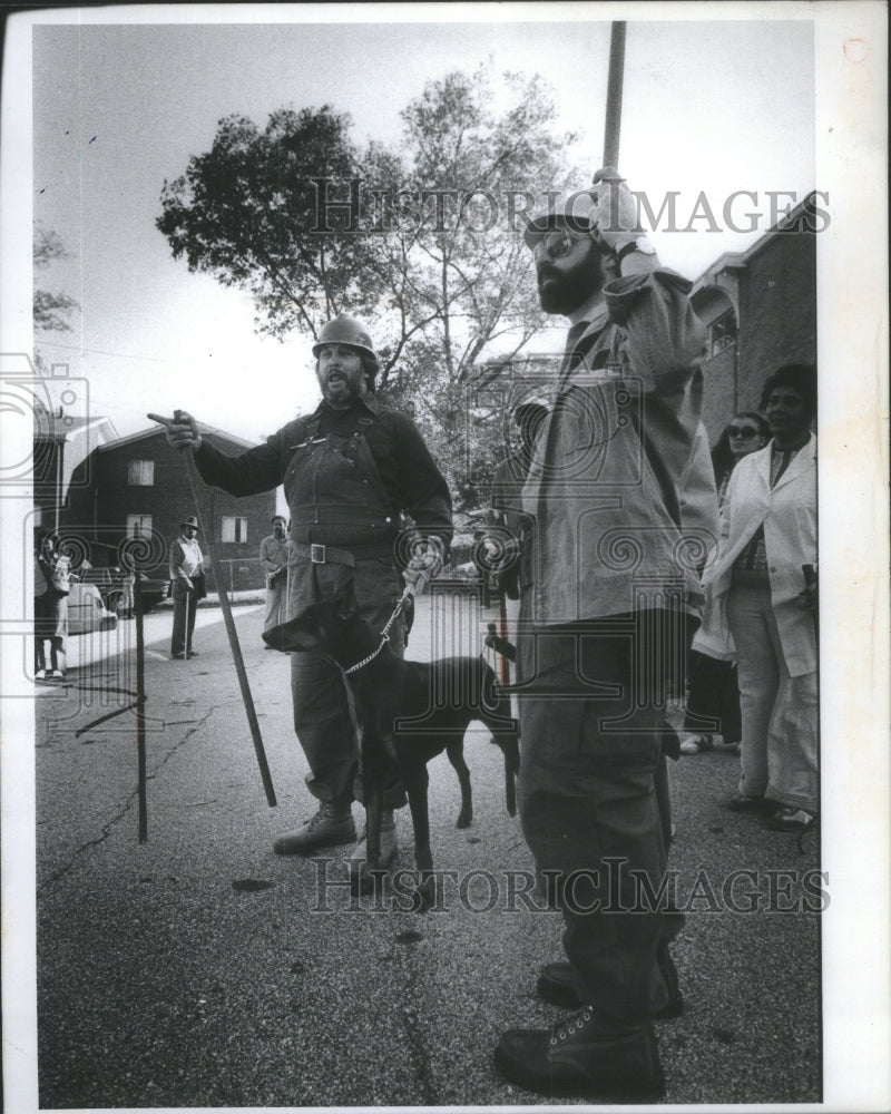 1980 Press Photo Don Waddell dog team leader Body Georg - Historic Images