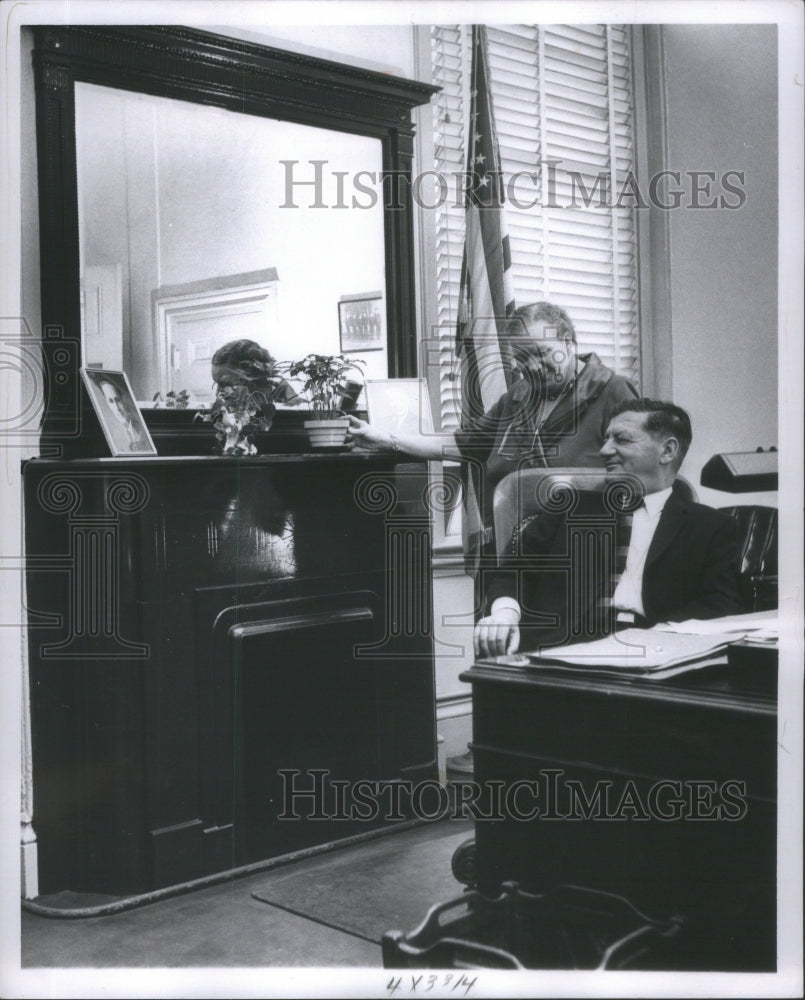 1960 Federal Customs House Interior Detroit - Historic Images