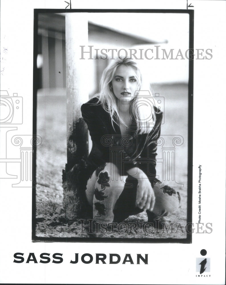 1992 Press Photo Canadian Rock Singer Sass Jordan- RSA20349 - Historic Images