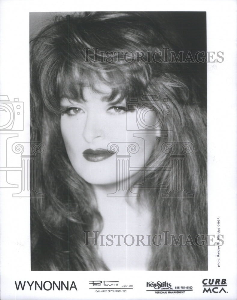 1993 Press Photo Singer Wynonna Judd - Historic Images