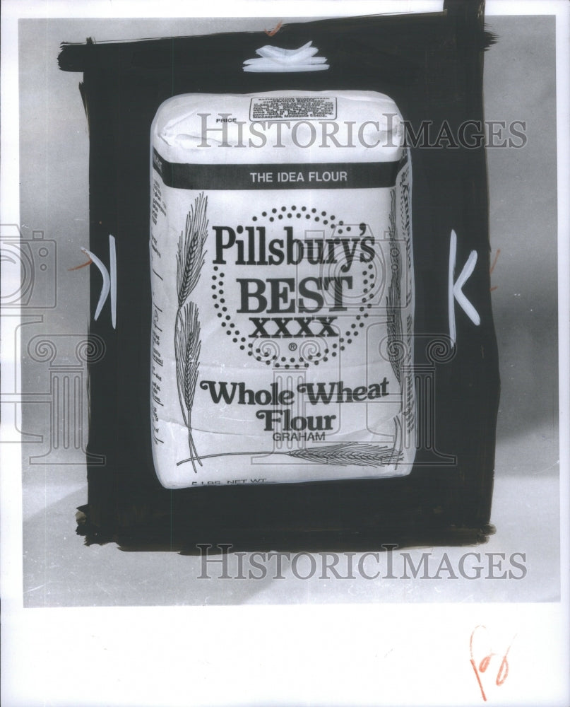 1976 Press Photo Pillsbury&#39;s Best XXXX Whole Wheat Flou- RSA20397 - Historic Images