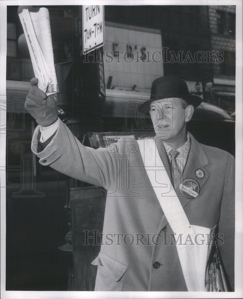 1956 Detroit Old Newshop - Historic Images