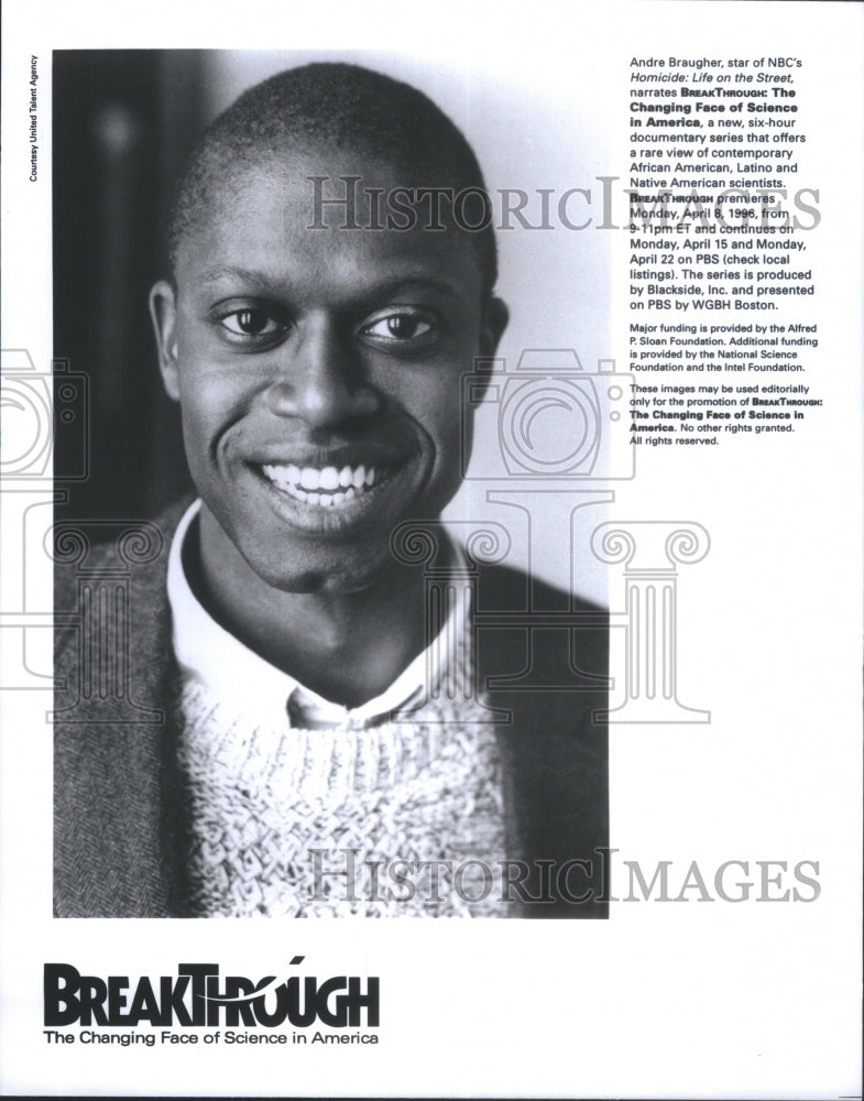 1996 Andre Braugher Actor Narrator Break Th - Historic Images