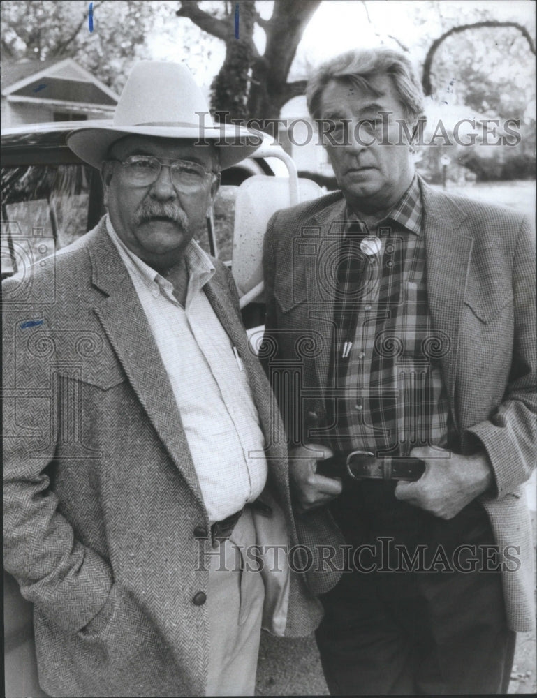 1987 Allen Wilford Brimley American actor L - Historic Images