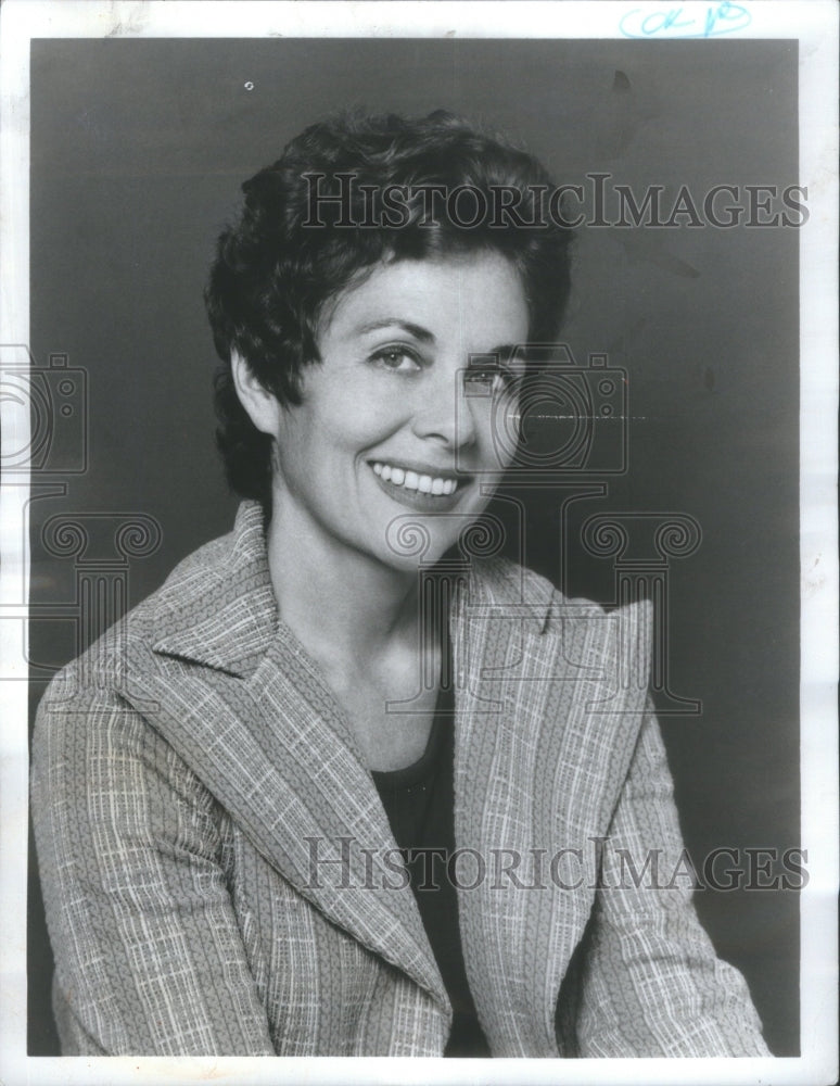 1978 Press Photo Marlene Sanders Broadcast Journalism C- RSA21055 - Historic Images