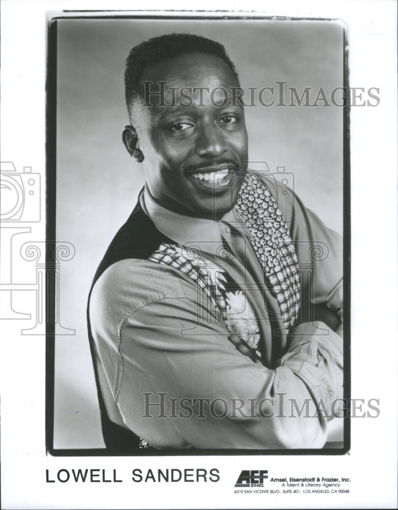 1994 Press Photo Lowell Sanders Comedian Frazier Talent- RSA21175 - Historic Images