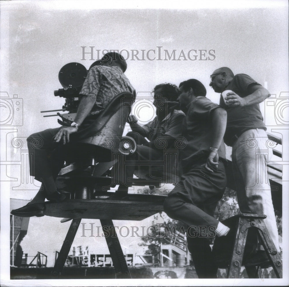 1966 Press Photo Filming TV Commercial- RSA21209 - Historic Images