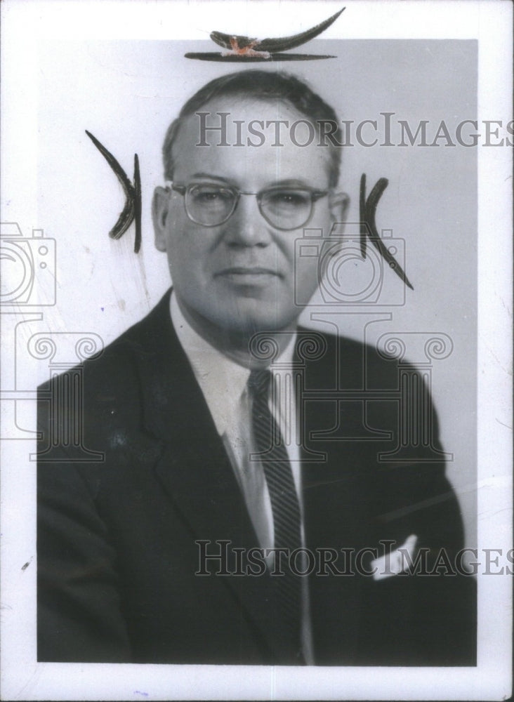 1958 Press Photo Harold Norris Attorney At Law - Historic Images